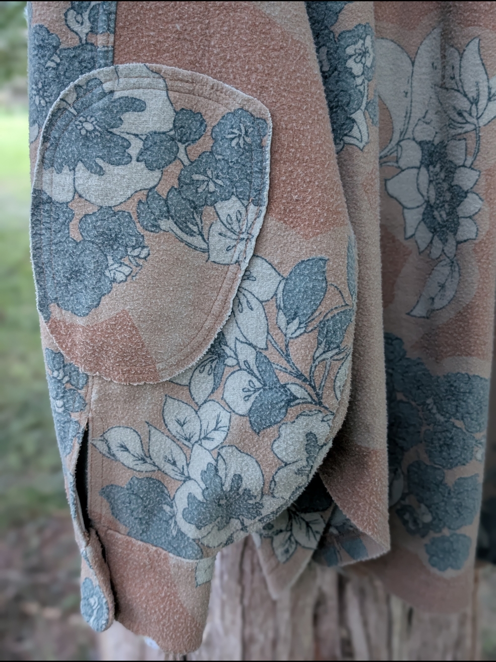 Free People Women's Shacket Floral Cotton Size Large Oversized - Picture 5 of 10